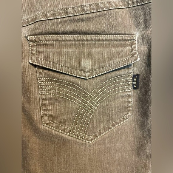 Kühl Light Olive Denim Skirt - Picture 5 of 8